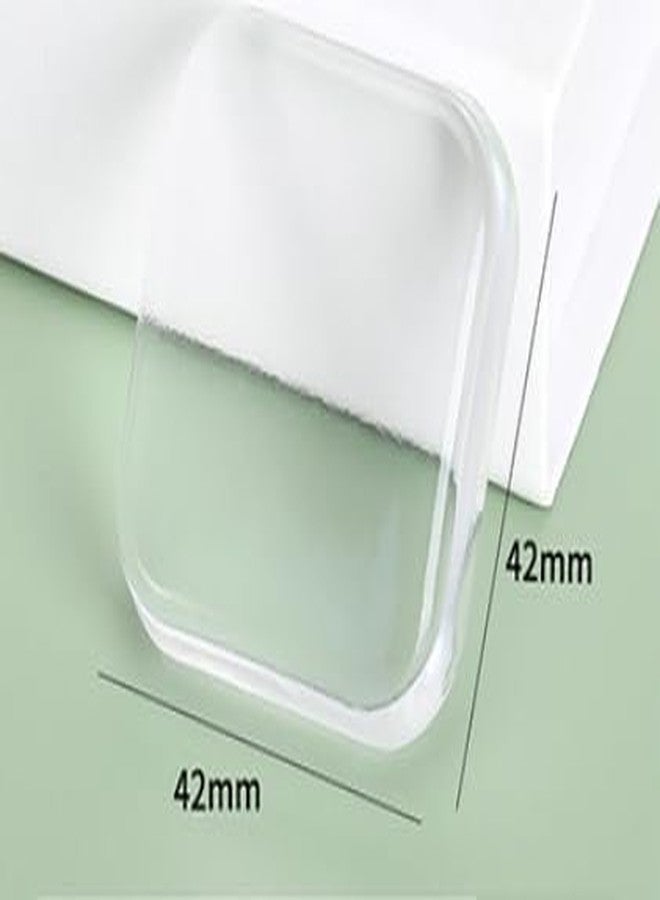 Plenteous وسادات سدادة أبواب شفافة مقاومة للصدمات - وسادات سيليكون ذاتية اللصق لمنع اصطدام المقابض وحماية الجدران في جميع أنحاء المساحات الداخلية السكنية والتجارية (6 قطع) - Image 3